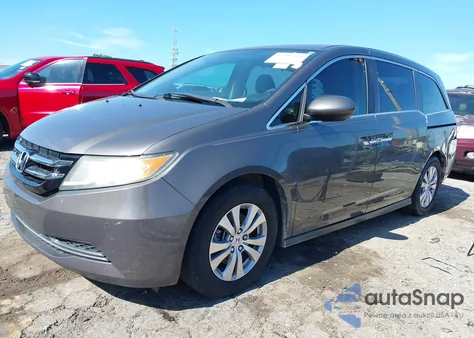 2016 Honda Odyssey Se from USA, damaged, VIN 5FNRL5H32GB007733